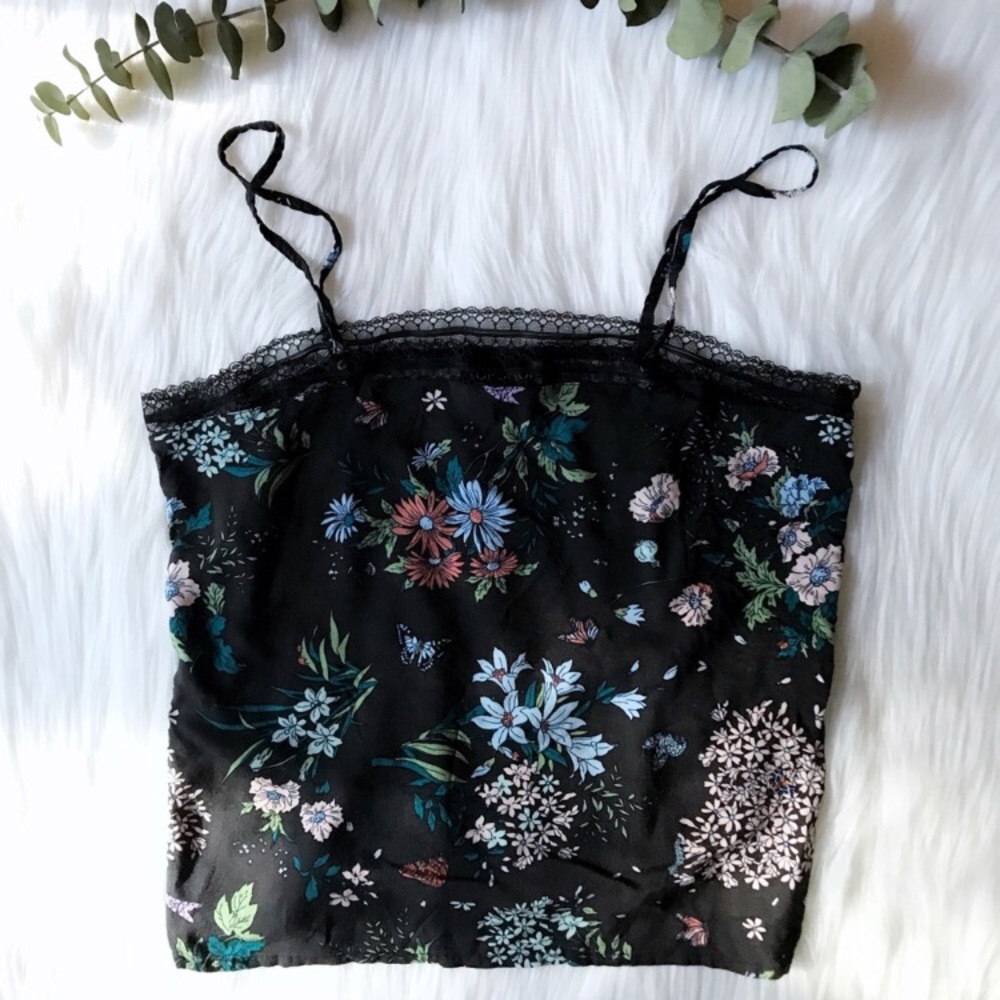 Floral Top shop Intimates top NWT